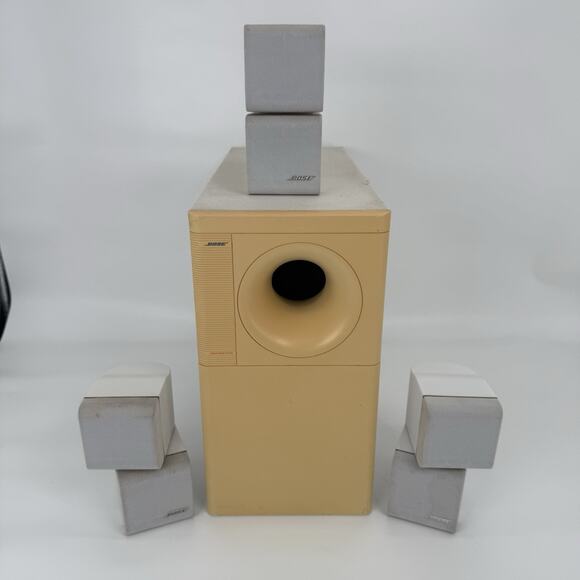 Bose Other - Bose Acoustimass 7 Speaker System With 3 Double Cube Speakers Tested Working